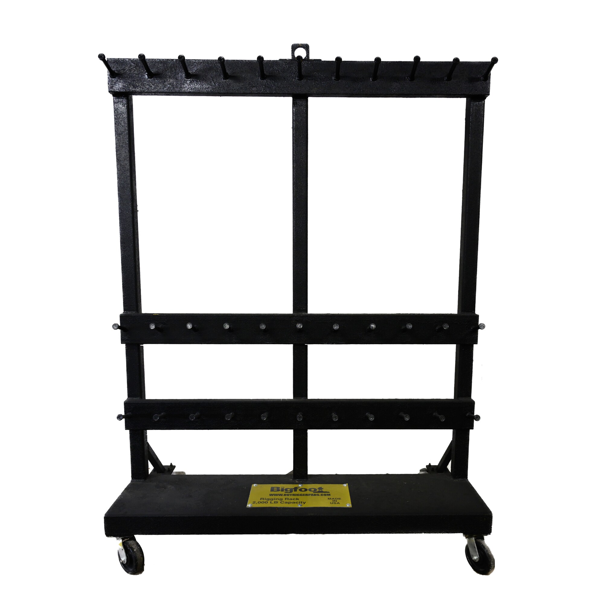 Bigfoot Construction Equip, RIGGING RACK, 96"H x 72"L x 32"W, 2,500lb load rating Model# SRR